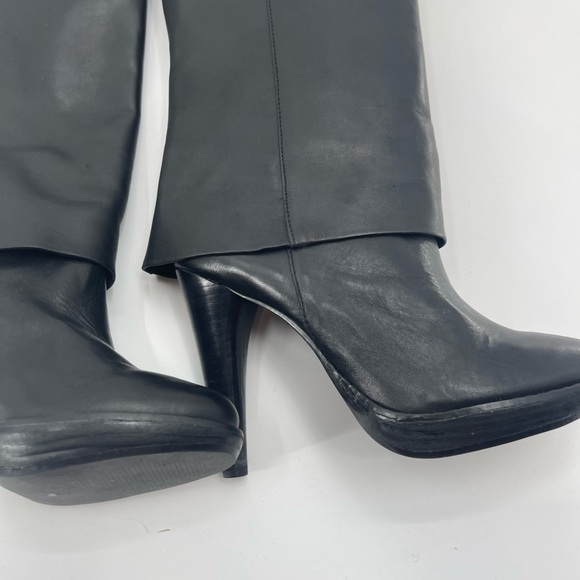 Dolce by Mojo Moxy Alannah Black leather Boots Women size 6.5 - Picture 7 of 15